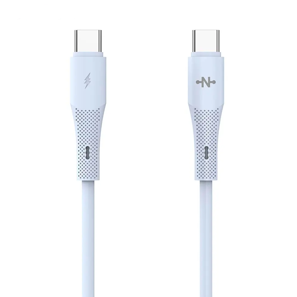 Câble Data USB-C vers USB-C CONNECT MC-CB2C14 36W (1m) Bleu
