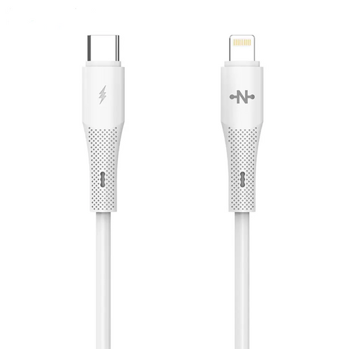 Câble Data USB-C vers Lightning CONNECT MC-CBL14 30W (1m) Blanc