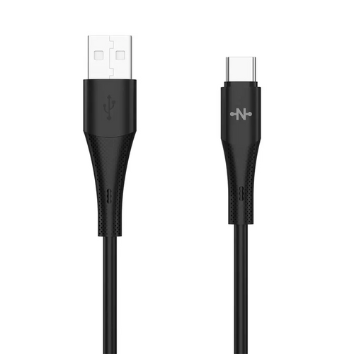 Câble Data USB vers USB-C CONNECT MC-CNC13 24W (1m) Noir