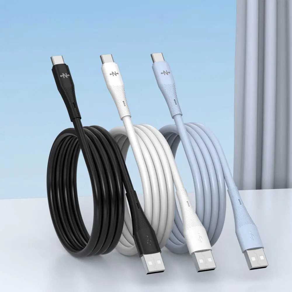 Câble Data USB vers USB-C CONNECT MC-CNC13 24W (1m) Noir