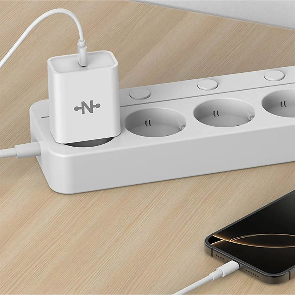 Chargeur Secteur USB-C CONNECT MC-CBC25W3 25W Blanc