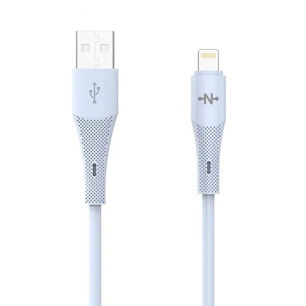 Câble Data USB vers Lightning CONNECT MC-CB2L13 10W (1m) Bleu