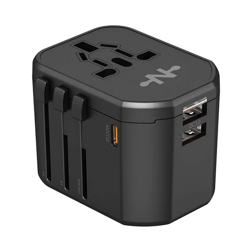 Adaptateur Secteur Universel CONNECT MC-CUN20W 20W 4 en 1 Noir
