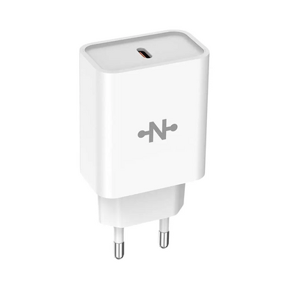 Chargeur Secteur USB-C CONNECT MC-CBC25W3 25W Blanc
