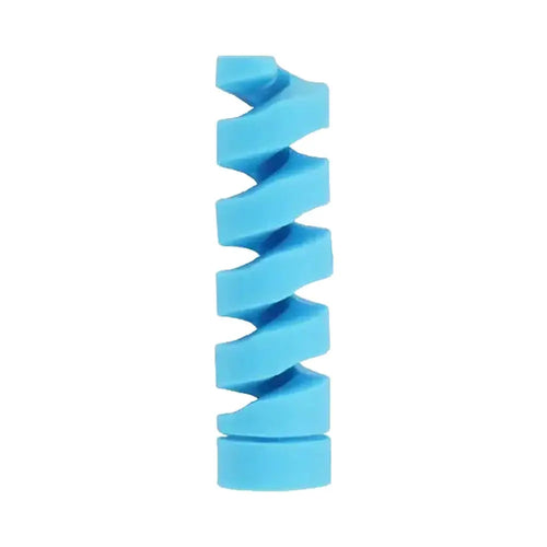 Protection pour Câble en Silicone (x4) Bleu