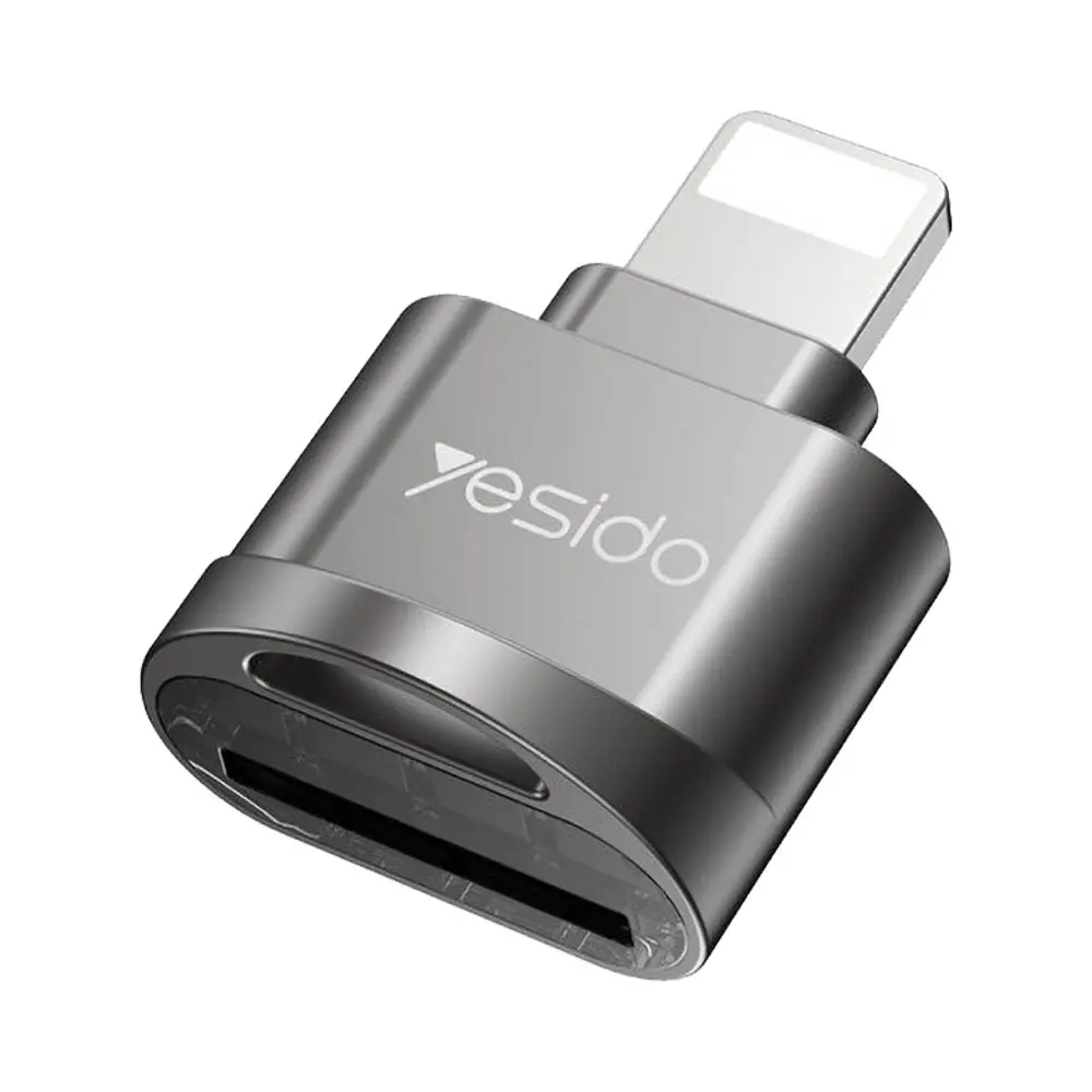 Lecteur de Carte Yesido GS18 Lightning Noir