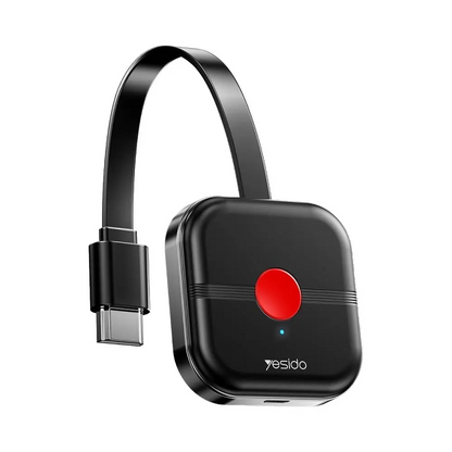 Récepteur d'Affichage Wifi 5G Yesido TV10 4K Dongle HDMI sans Fil Miracast pour Projecteur et TVHD Noir