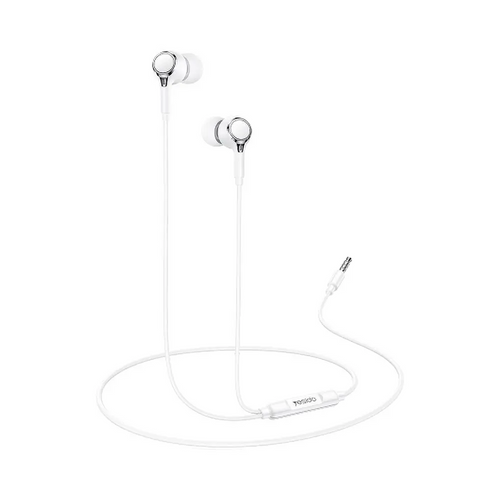 Écouteurs Filaires Jack 3.5mm Yesido YH53 Blanc