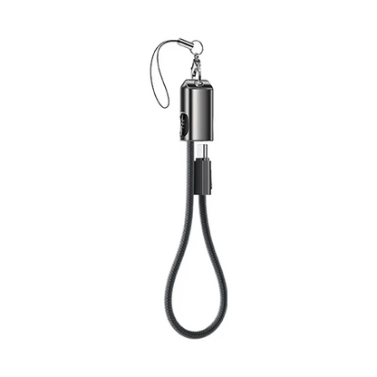 Câble Data USB-C vers USB-C Yesido CA177 Porte Clé Charge Rapide 60W Noir