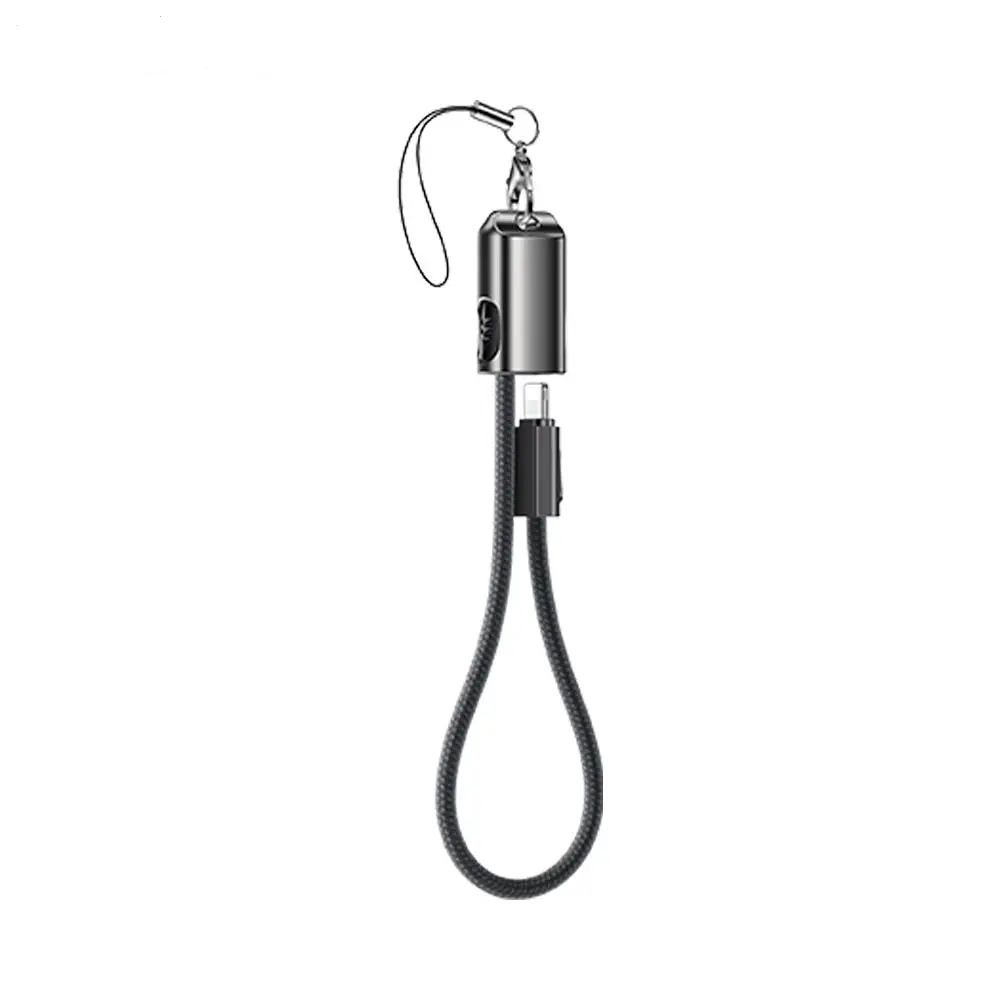 Câble Data USB-C vers Lightning Yesido CA178 Porte Clé Charge Rapide 27W Noir