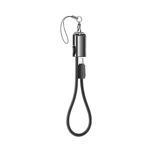Câble Data USB-C vers Lightning Yesido CA178 Porte Clé Charge Rapide 27W Noir