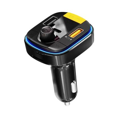 Transmetteur FM Bluetooth & Chargeur Voiture Yesido Y45 20W Noir