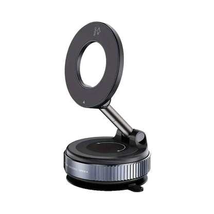 Support Smartphone Magnétique Magnétique avec Fixation Ventouse Noir