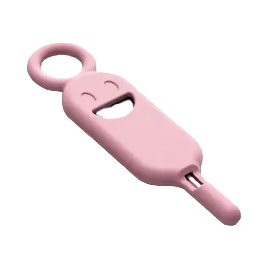 Porte-Clés de Rangement SIM & SD avec Extracteur Rose