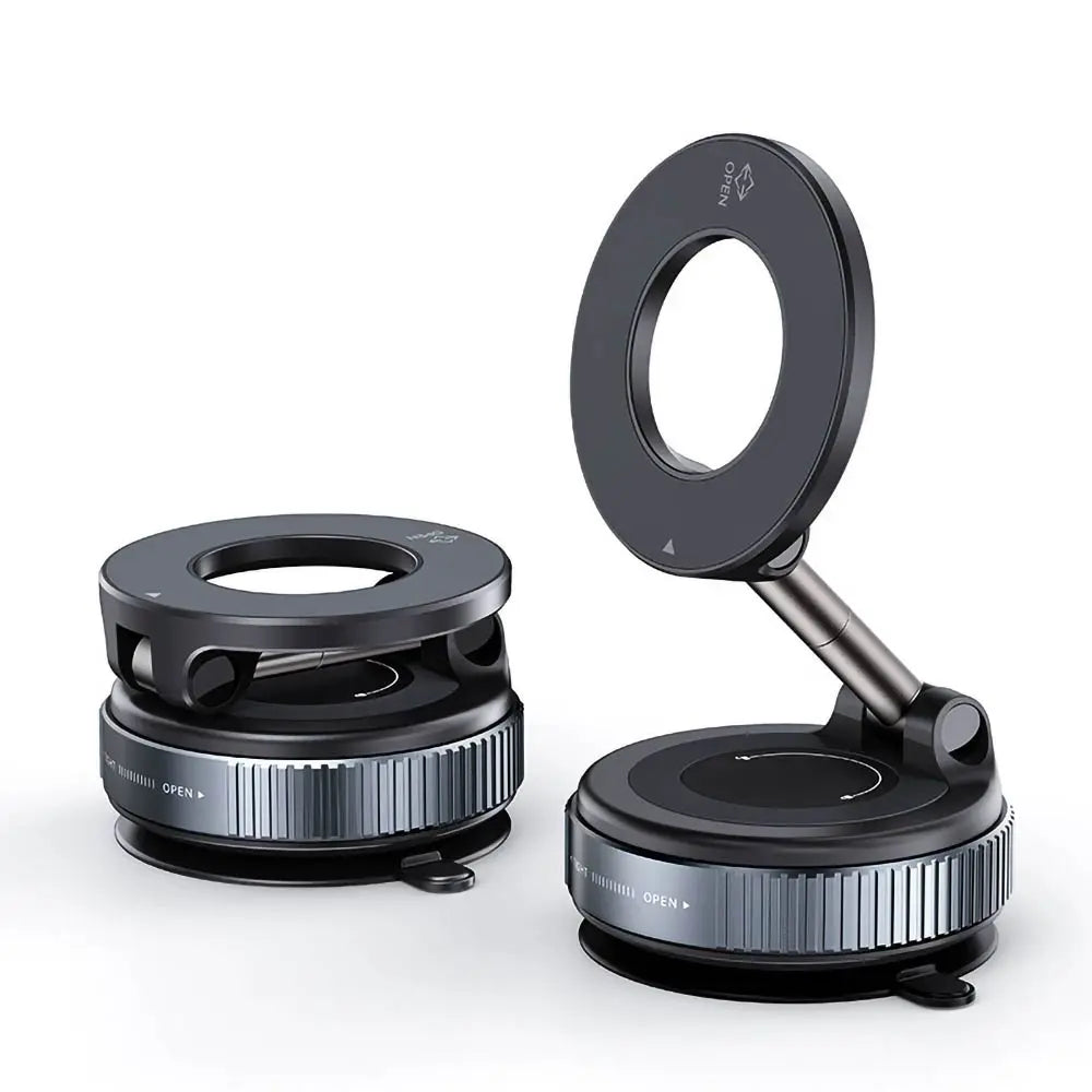 Support Smartphone Magnétique Magnétique avec Fixation Ventouse Blanc