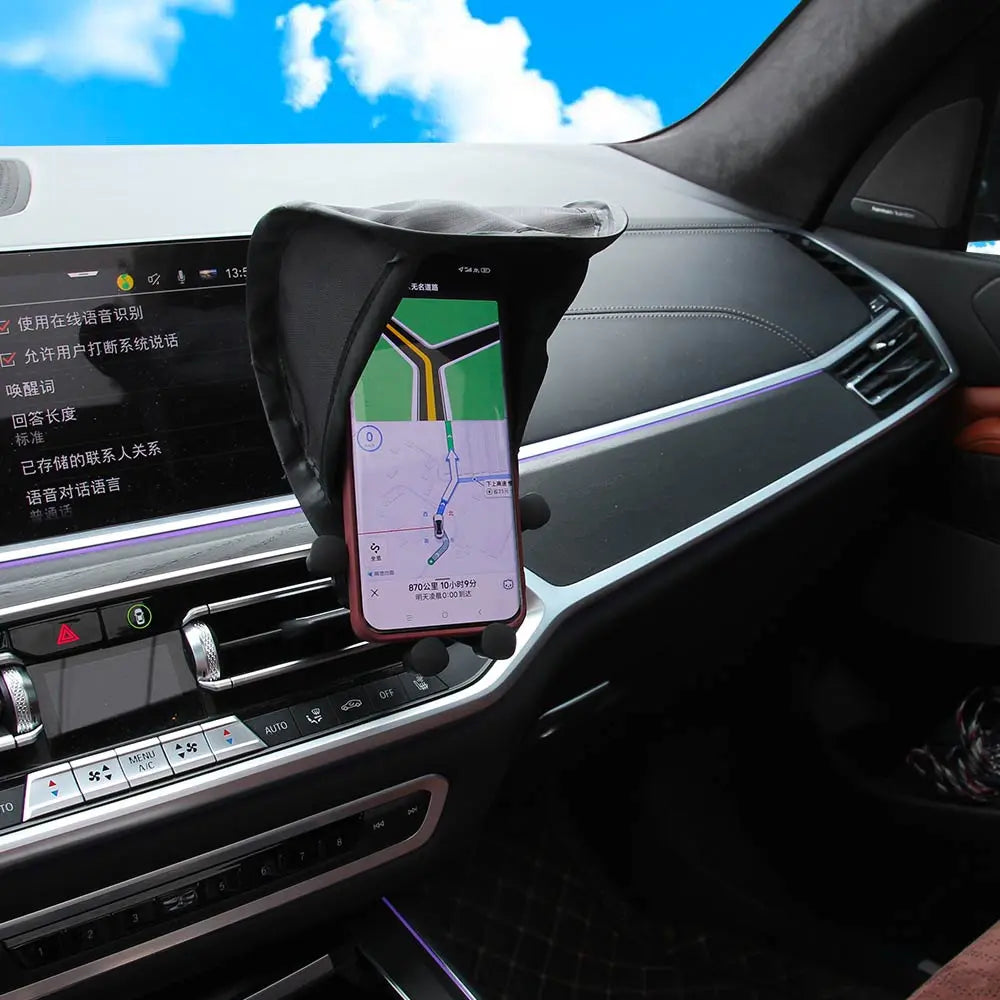 Pare-Soleil pour Smartphone Noir