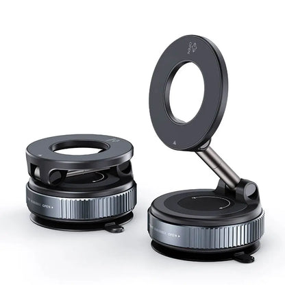 Support Smartphone Magnétique Magnétique avec Fixation Ventouse Noir