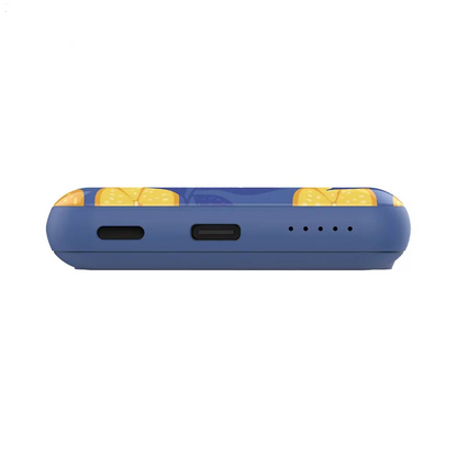 Batterie Externe Power Bank Sans Fil Magnétique T'nb MagSafe 5000mAh 15W PBUMAG5LEM Bleu