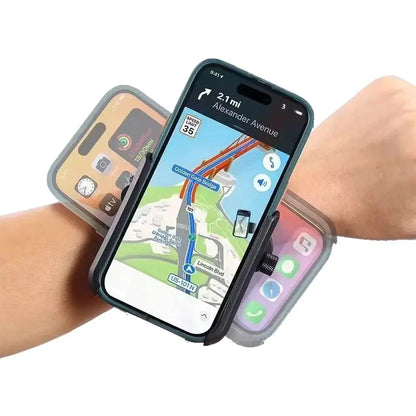 Support pour Smartphone Universel pour Poignet Rotatif 360° Noir