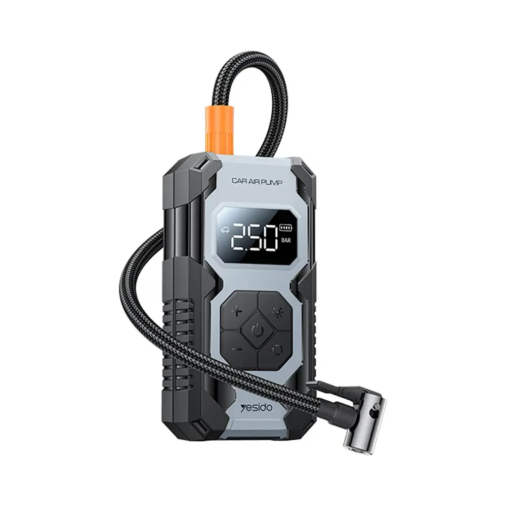 Mini Pompe Électrique Yesido VC12 7800mAh Noir
