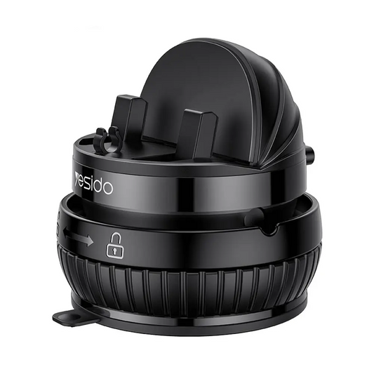 Support pour Smartphone Yesido C272 Rotation 360° (avec Fixation Ventouse) Noir