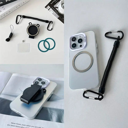 Support Smartphone Magnétique Attache Ceinture Noir