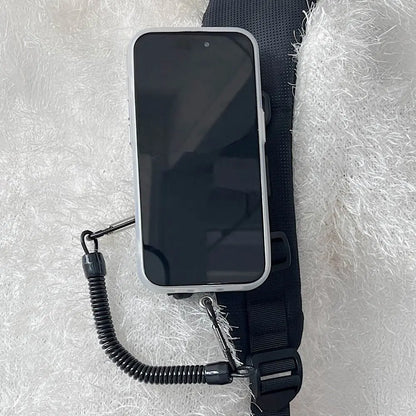 Support Smartphone Magnétique Attache Ceinture Noir