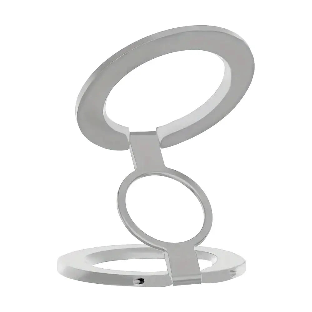 Support Smartphone Magnétique Magsafe Rotatif et Pliable Blanc
