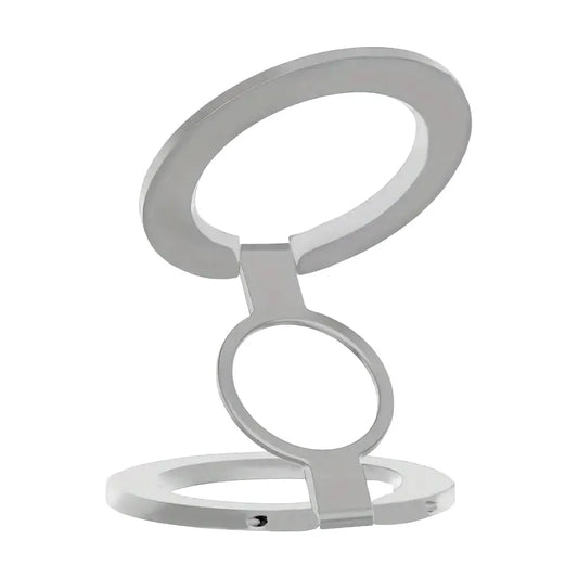 Support Smartphone Magnétique Magsafe Rotatif et Pliable Blanc