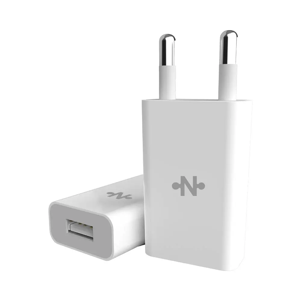 Pack Chargeur Secteur USB CONNECT MC-CB5W 5W Bulk x10 Blanc