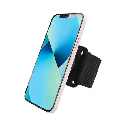 Support Smartphone Magnétique Universel pour Poignet Rotatif 360° Noir