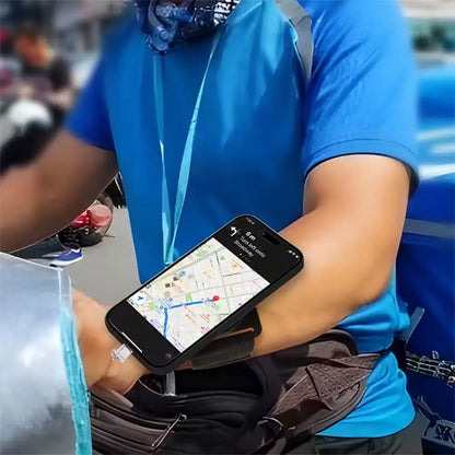 Support Smartphone Magnétique Universel pour Poignet Rotatif 360° Noir