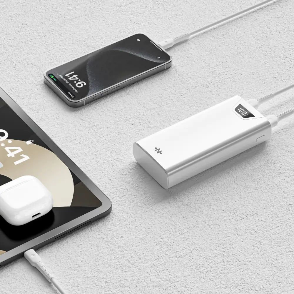 Batterie Externe Power Bank CONNECT MC-BE20B01 20000mAh Blanc