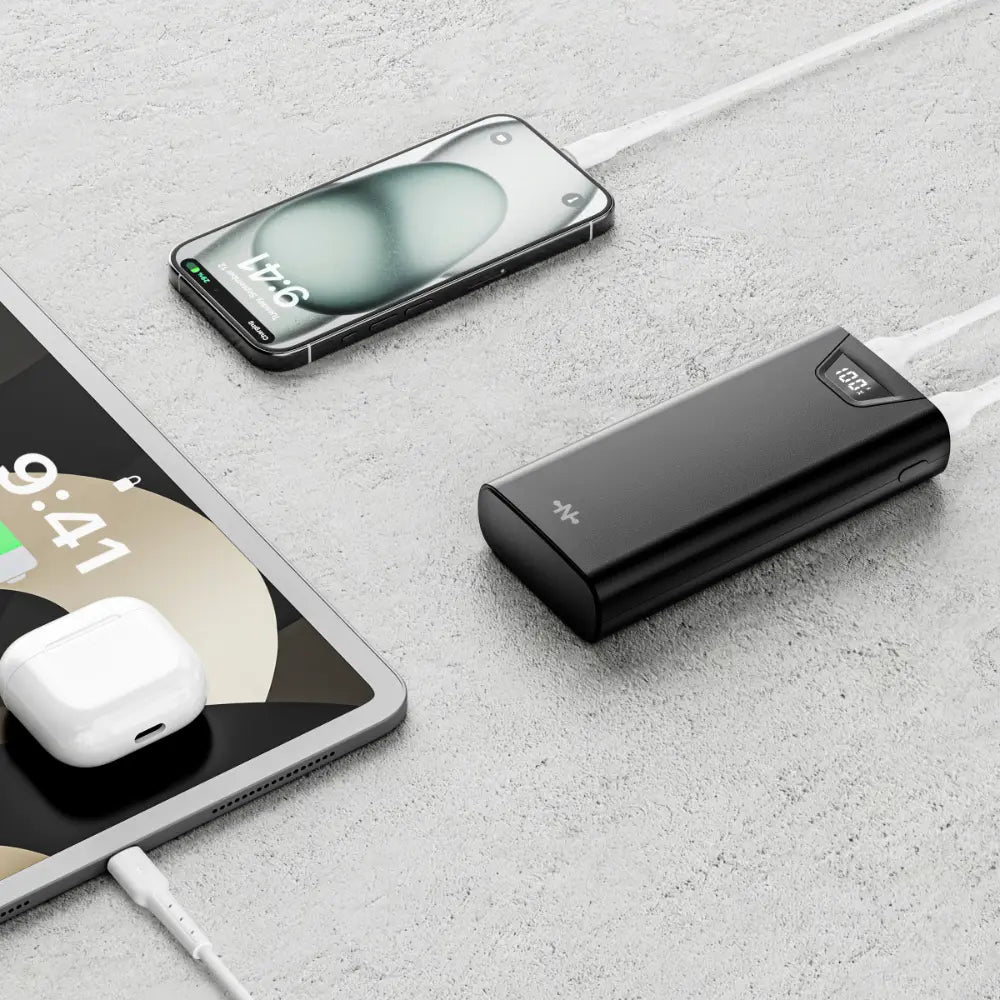 Batterie Externe Power Bank CONNECT MC-BE20N01 20000mAh Noir