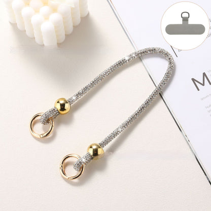 Cordon de téléphone portable de luxe avec strass