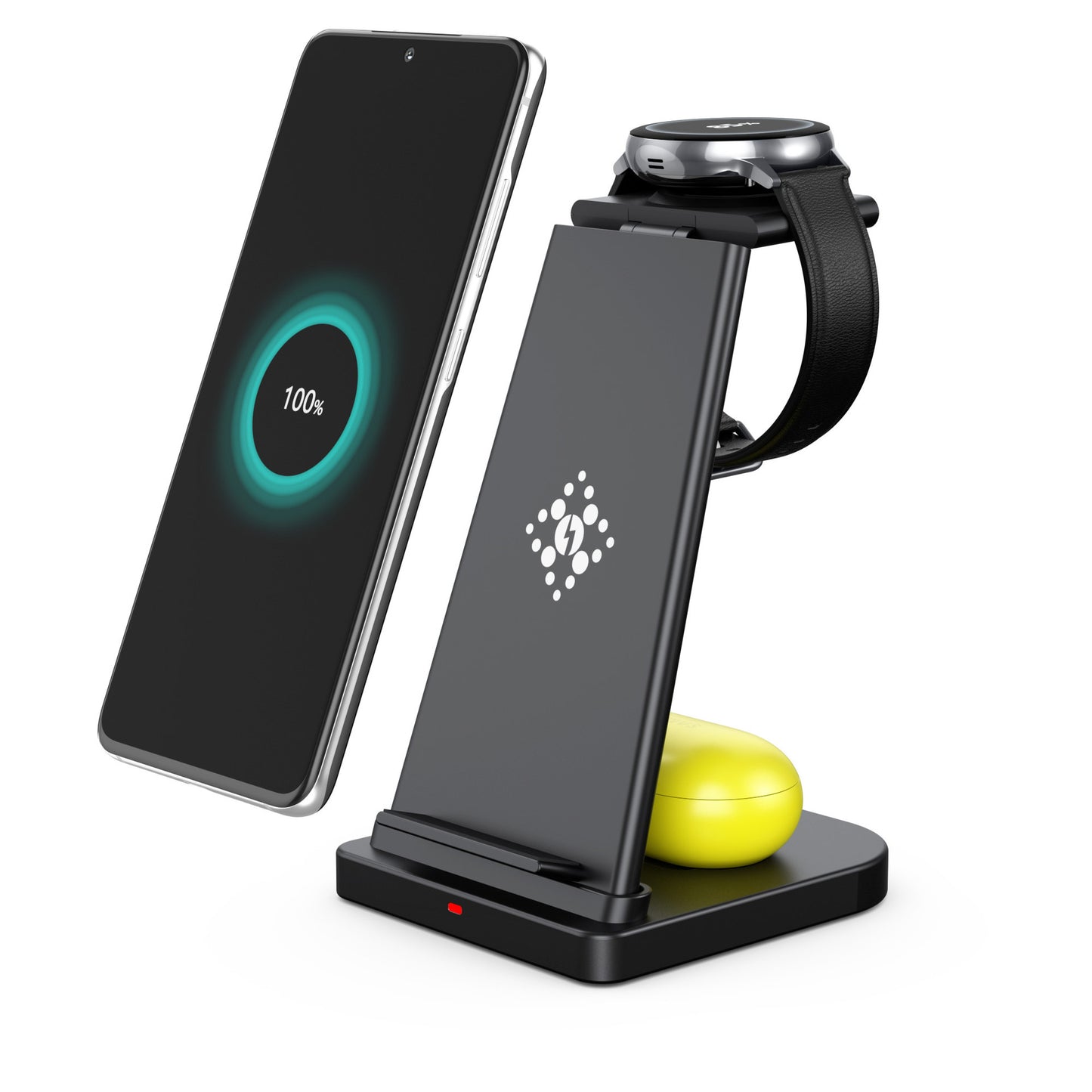 Chargeur sans fil 3-en-1 pour téléphone et montre