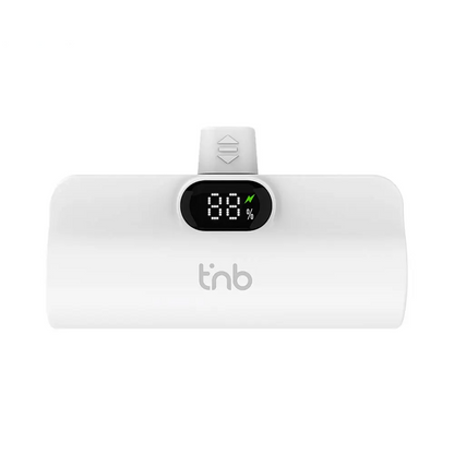 Batterie Externe Power Bank USB-C T'nb PBUNANO 5000mAh Blanc