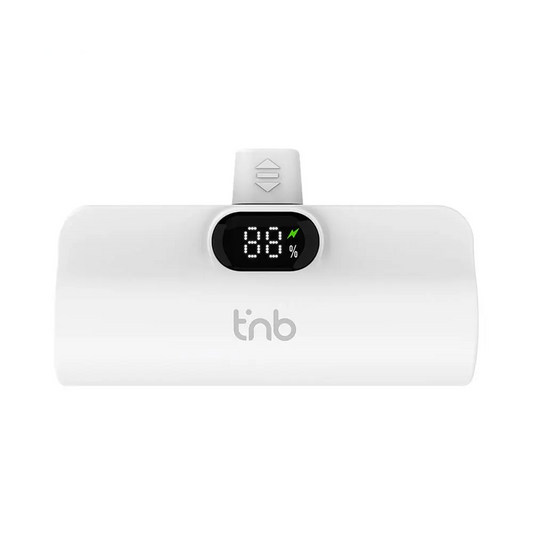 Batterie Externe Power Bank USB-C T'nb PBUNANO 5000mAh Blanc