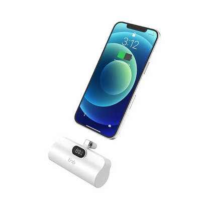 Batterie Externe Power Bank USB-C T'nb PBUNANO 5000mAh Blanc