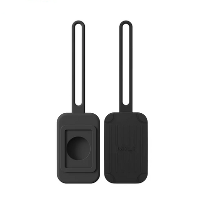 Traceur GPS MILI Luggage Tag Étiquette Bagage avec MiTag Intégrée iOS Apple Find My Noir