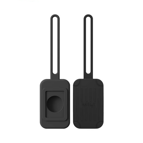 Traceur GPS MILI Luggage Tag Étiquette Bagage avec MiTag Intégrée iOS Apple Find My Noir