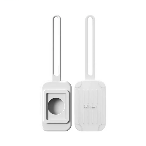 Traceur GPS MILI Luggage Tag Étiquette Bagage avec MiTag Intégrée Android Google Find Hub Blanc
