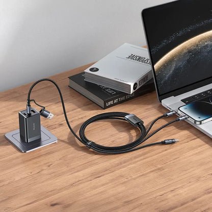 Câble de Charge USB-C + USB vers Lightning + USB-C + Micro USB Mcdodo CA-7260 100W 1.2m