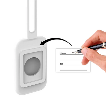 Traceur GPS MILI Luggage Tag Étiquette Bagage avec MiTag Intégrée iOS Apple Find My Blanc
