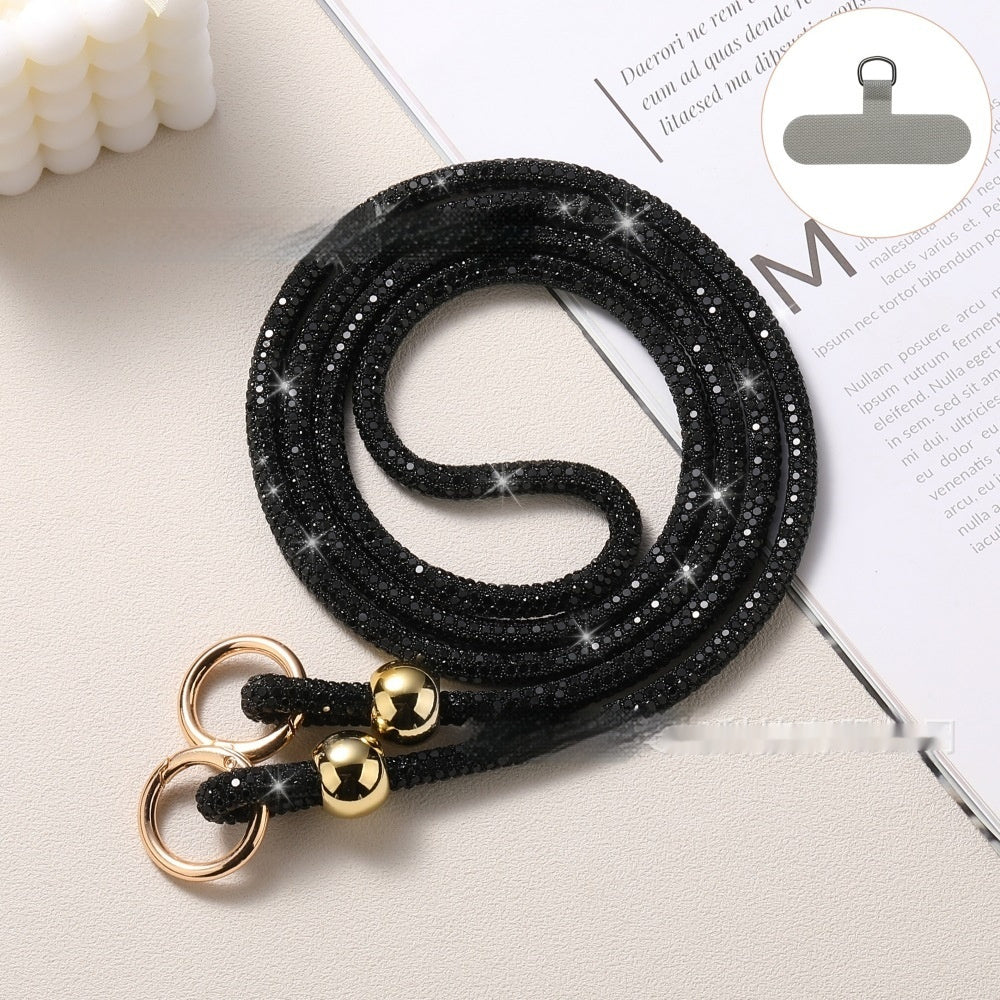 Cordon de téléphone portable de luxe avec strass