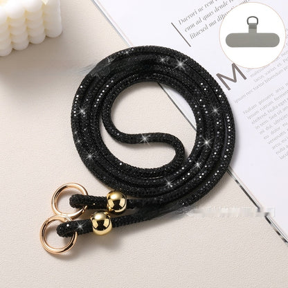 Cordon de téléphone portable de luxe avec strass