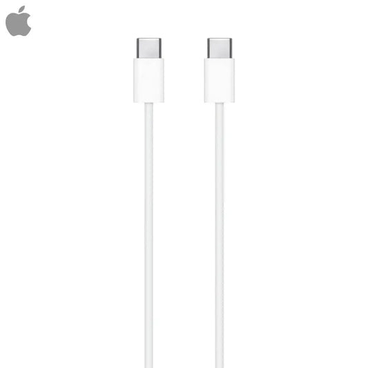 Câble Data USB-C vers USB-C Apple MW493ZM/A MM093ZM/A MQKJ3ZM/A en Nylon 1m 60W (Bulk) Blanc