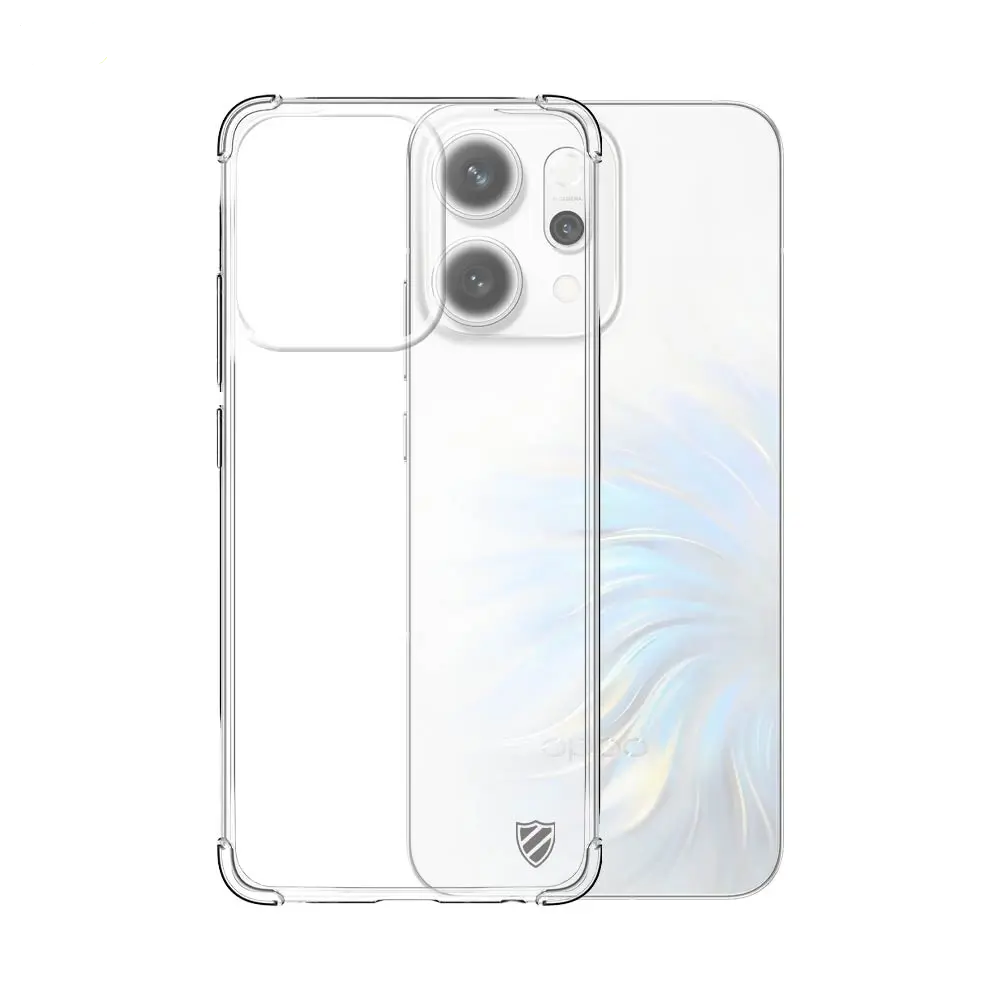 Coque Silicone Renforcée PROTECT pour OPPO Reno14 5G Transparent