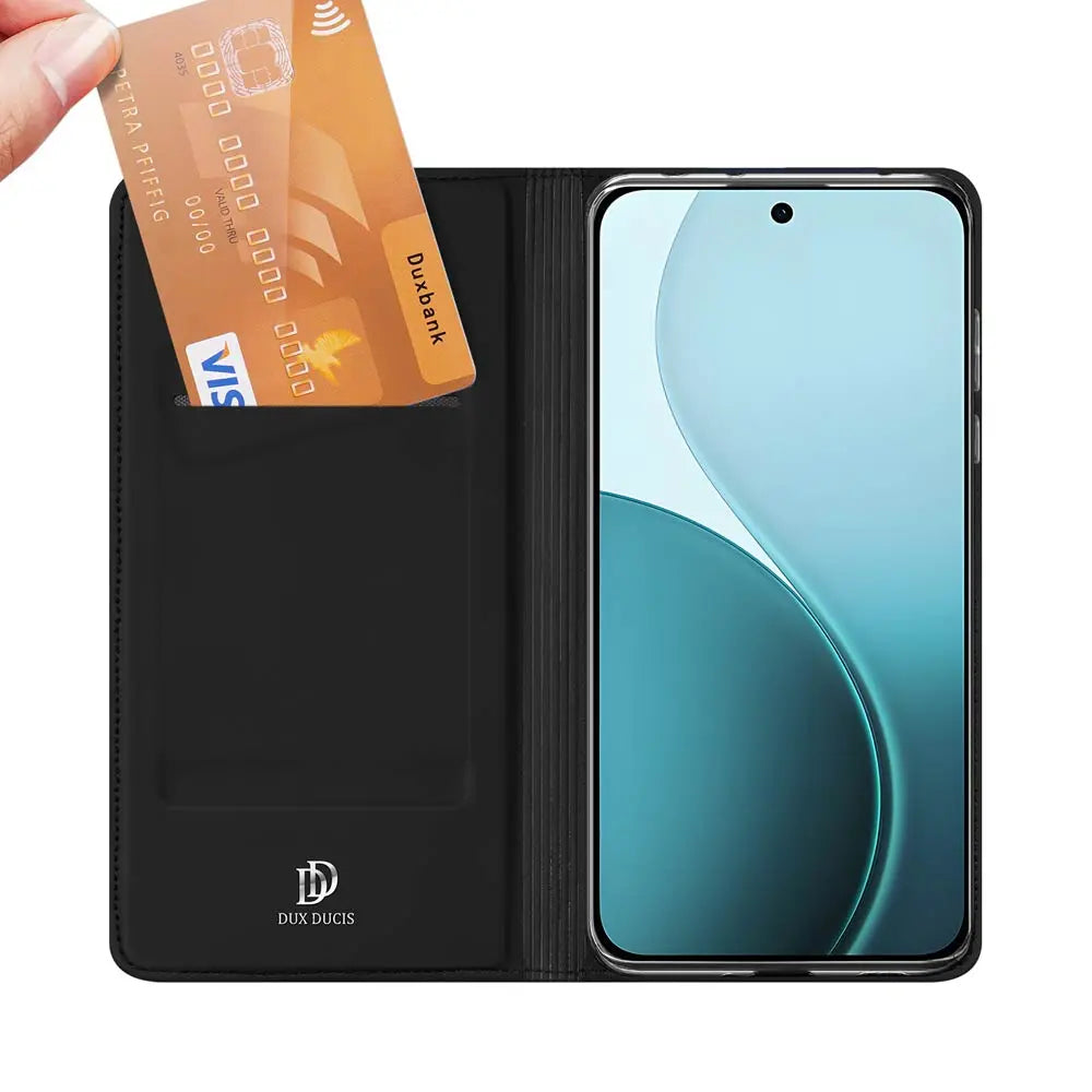 Housse de Protection Skin Pro Dux Ducis pour OPPO Reno14 F 5G Noir