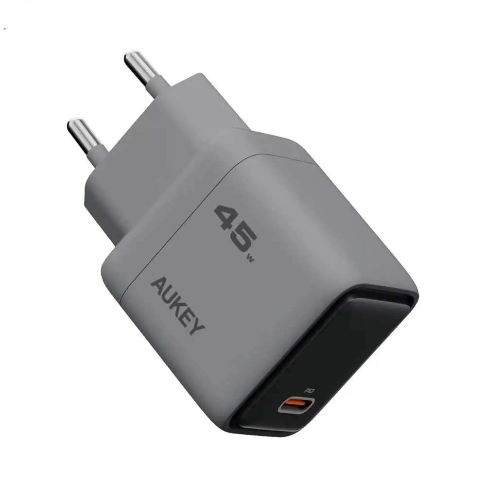 Chargeur Secteur GaN AUKEY PA-C2 USB-C 45W Gris